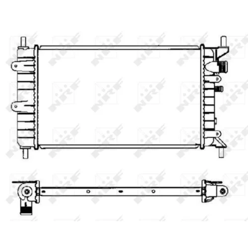 Chladič motora NRF 504437 - obr. 4