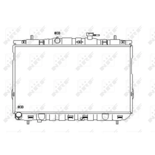 Chladič motora NRF 53355 - obr. 3