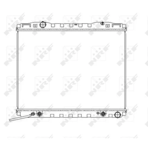 Chladič motora NRF 53366