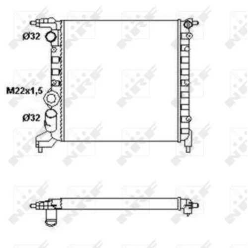 Chladič motora NRF 58783 - obr. 4