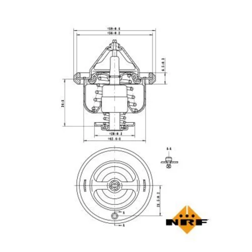 Termostat chladenia NRF 725053 - obr. 4