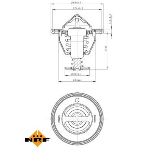 Termostat chladenia 725088 /NRF/ - obr. 4