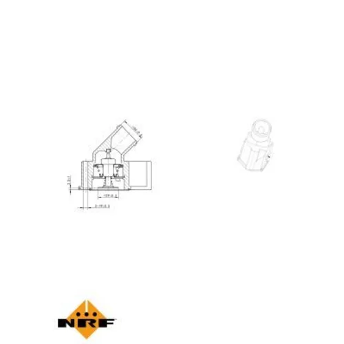 Termostat chladenia NRF 725115 - obr. 4