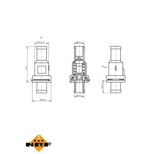 Termostat chladenia NRF 725166 - obr. 4