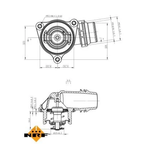 Termostat chladenia NRF 725222 - obr. 4