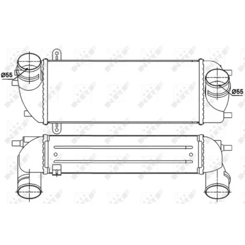 Chladič plniaceho vzduchu NRF 30338