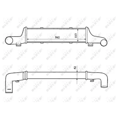 Chladič plniaceho vzduchu NRF 30419 - obr. 4