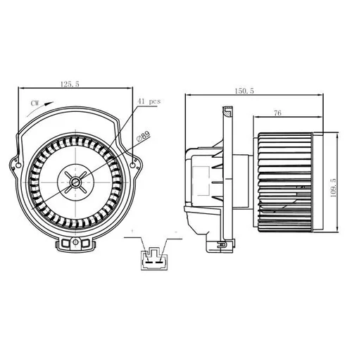 Vnútorný ventilátor NRF 34297 - obr. 4