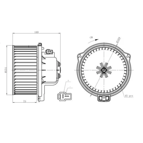 Vnútorný ventilátor NRF 34301 - obr. 4