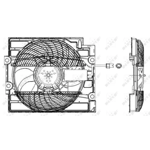 Ventilátor chladenia motora NRF 47211 - obr. 4