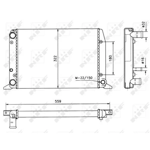 Chladič motora NRF 50514 - obr. 4