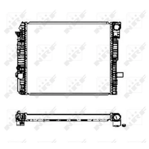 Chladič motora NRF 50587 - obr. 4