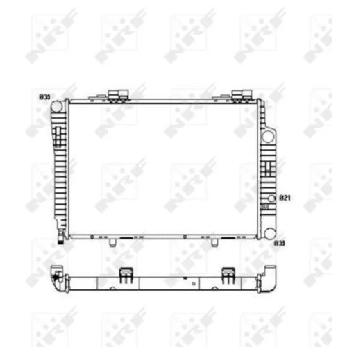 Chladič motora NRF 51286 - obr. 4