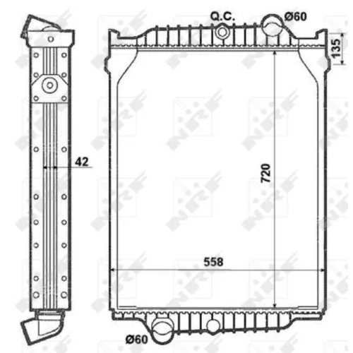 Chladič motora NRF 519710 - obr. 4