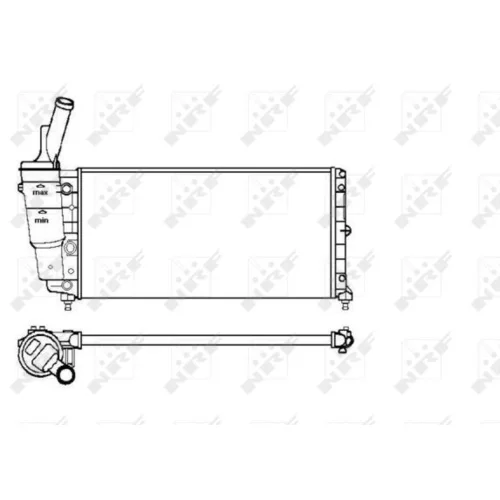 Chladič motora NRF 53226 - obr. 4