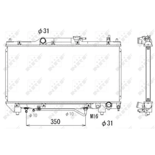 Chladič motora NRF 53264 - obr. 4