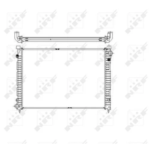 Chladič motora NRF 55444