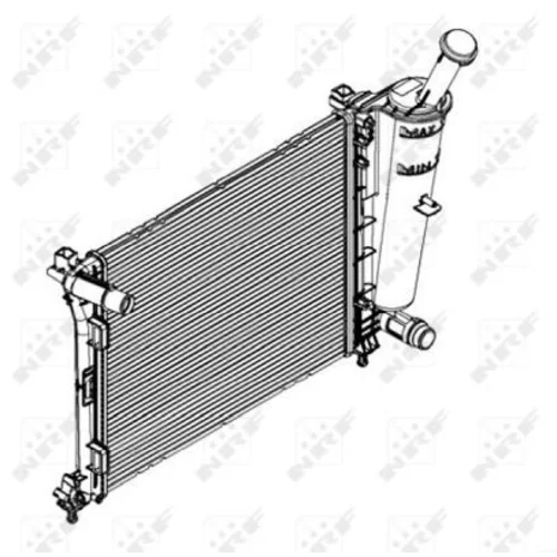 Chladič motora NRF 58429