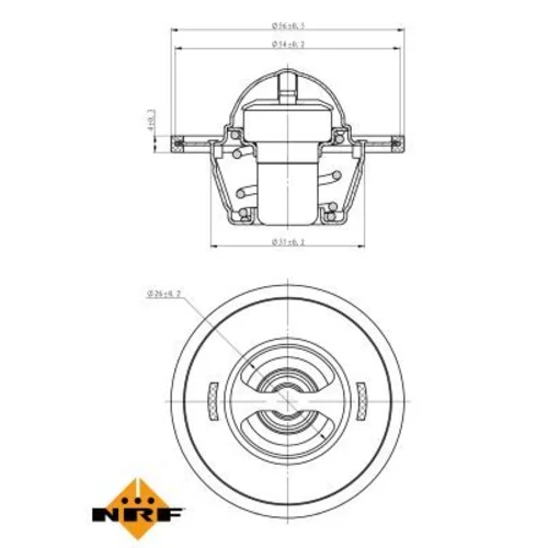 Termostat chladenia 725016 /NRF/ - obr. 4