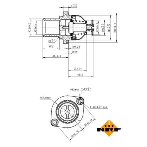 Termostat chladenia NRF 725035 - obr. 4