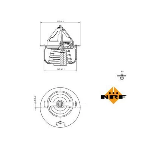 Termostat chladenia NRF 725057 - obr. 4