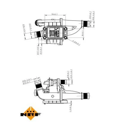 Termostat chladenia 725163 /NRF/ - obr. 4