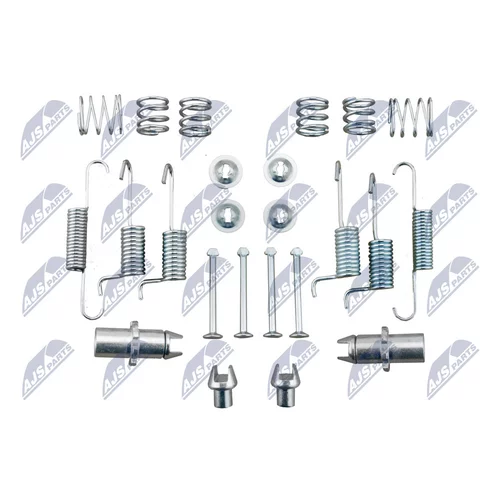 Sada príslušenstva čeľustí parkovacej brzdy NTY HSR-HY-505