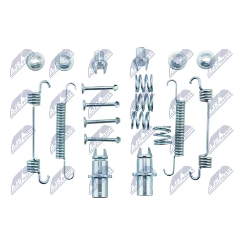Sada príslušenstva čeľustí parkovacej brzdy NTY HSR-HY-506