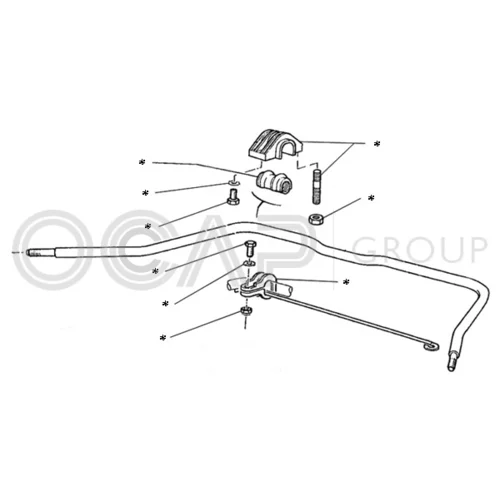 Opravná sada spojovacej tyče stabilizátora OCAP 0902206