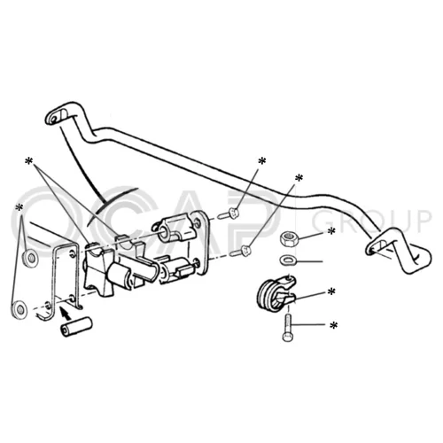Opravná sada spojovacej tyče stabilizátora OCAP 0902263
