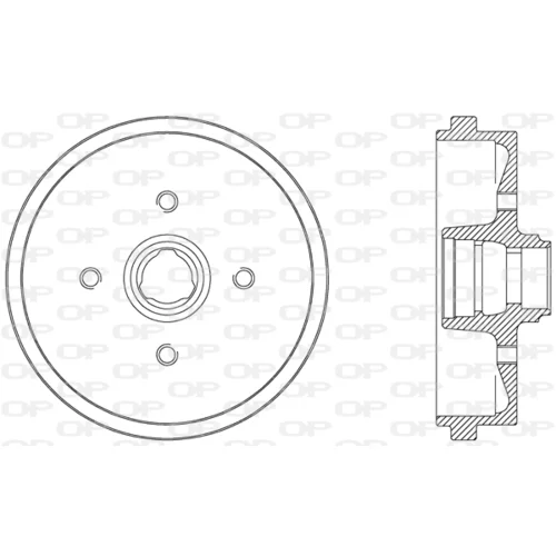 Brzdový bubon OPEN PARTS BAD9010.40