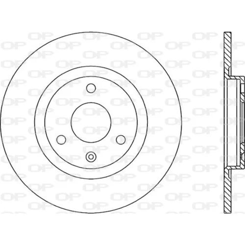 Brzdový kotúč OPEN PARTS BDR1108.10