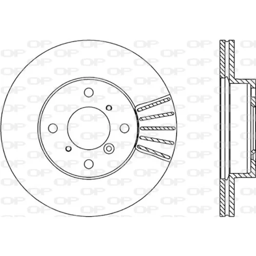 Brzdový kotúč OPEN PARTS BDR1823.20