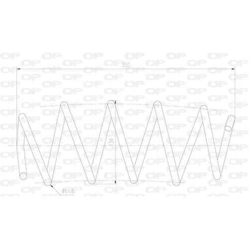 Pružina podvozku OPEN PARTS CSR9012.00