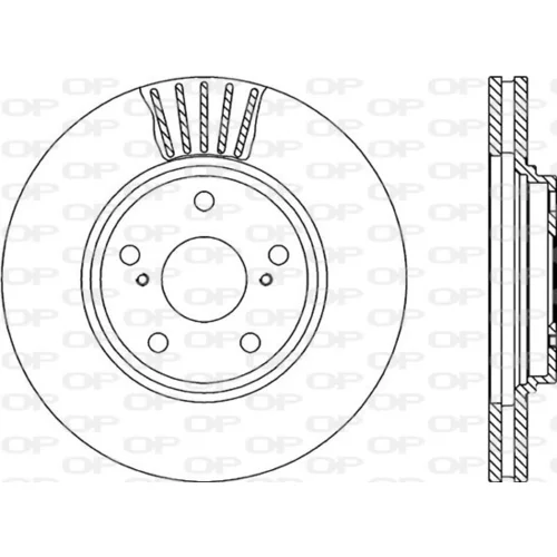 Brzdový kotúč OPEN PARTS BDA2287.20