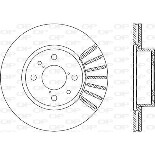 Brzdový kotúč OPEN PARTS BDR1230.20