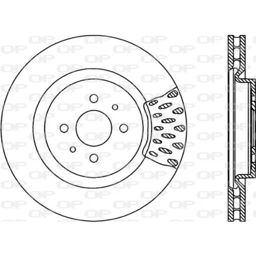 Brzdový kotúč OPEN PARTS BDR1741.20