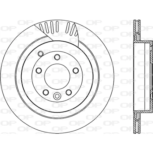 Brzdový kotúč OPEN PARTS BDR2257.20