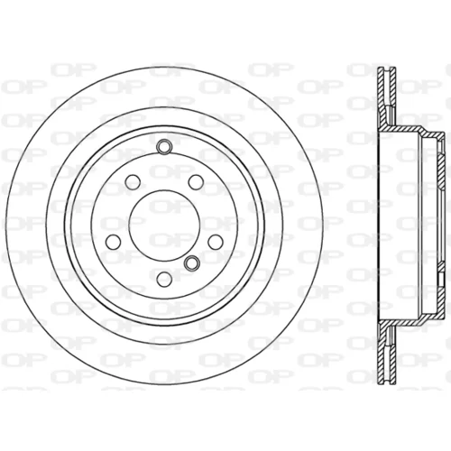 Brzdový kotúč OPEN PARTS BDR2506.20