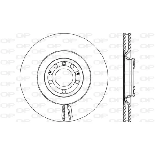 Brzdový kotúč OPEN PARTS BDR2666.20