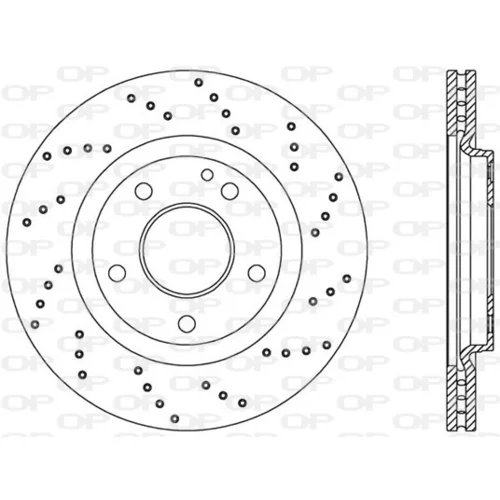 Brzdový kotúč OPEN PARTS BDRS2054.25