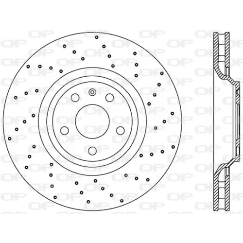 Brzdový kotúč OPEN PARTS BDRS2448.25