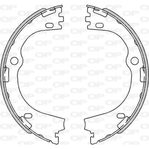 Sada brzdových čeľustí OPEN PARTS BSA2270.00