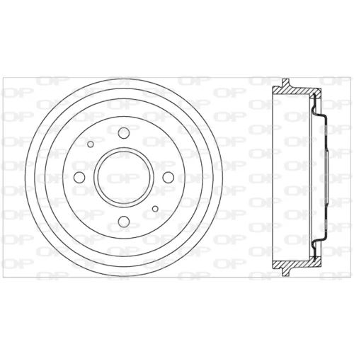 Brzdový bubon OPEN PARTS BAD9033.20