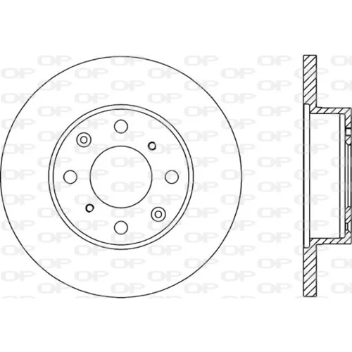 Brzdový kotúč OPEN PARTS BDR1063.10