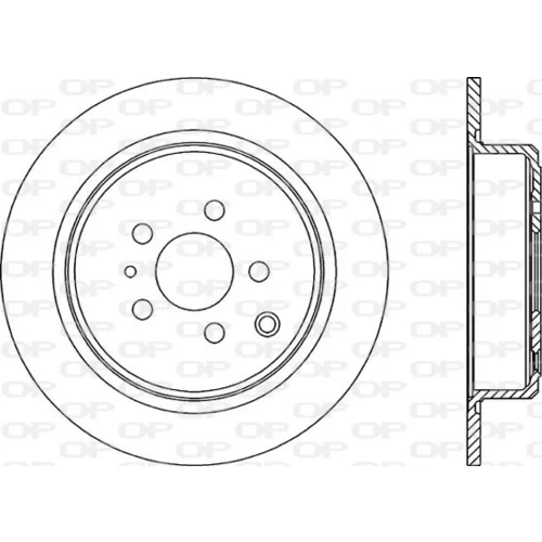 Brzdový kotúč OPEN PARTS BDR1149.10