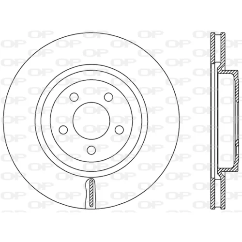 Brzdový kotúč OPEN PARTS BDR2480.20