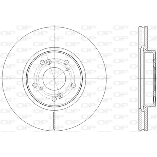 Brzdový kotúč OPEN PARTS BDR2829.20