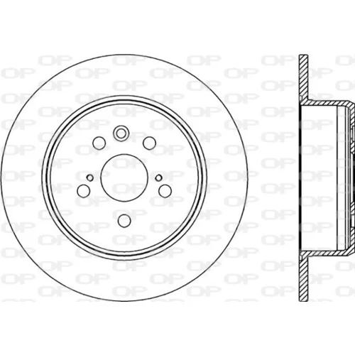 Brzdový kotúč OPEN PARTS BDR2043.10
