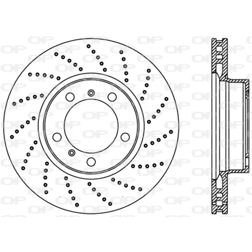 Brzdový kotúč OPEN PARTS BDR2230.25